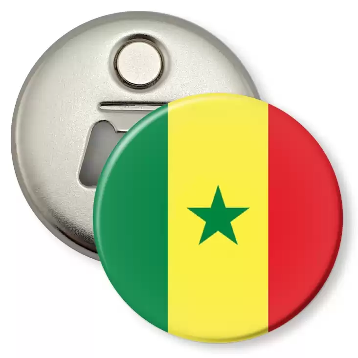 przypinka otwieracz-magnes Senegal