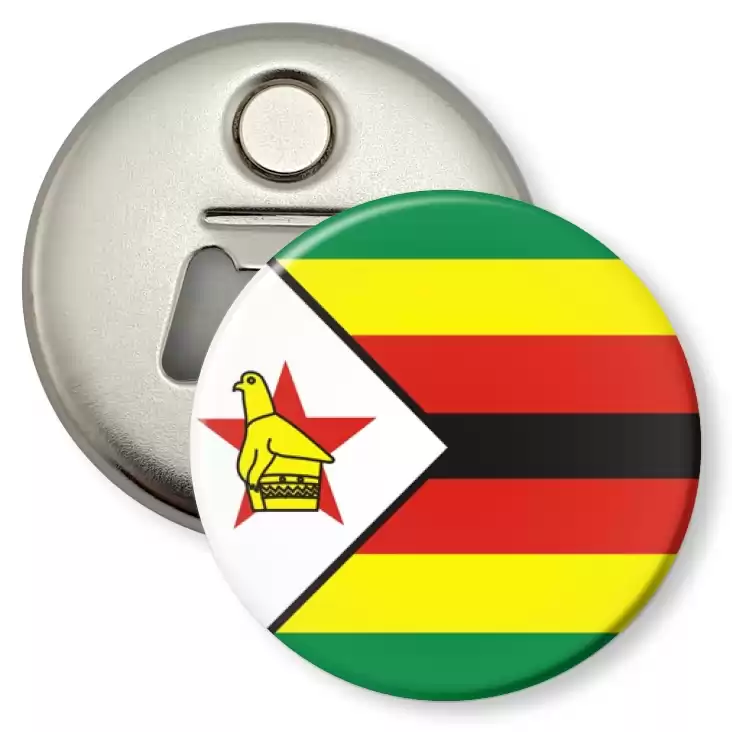 przypinka otwieracz-magnes zimbabwe