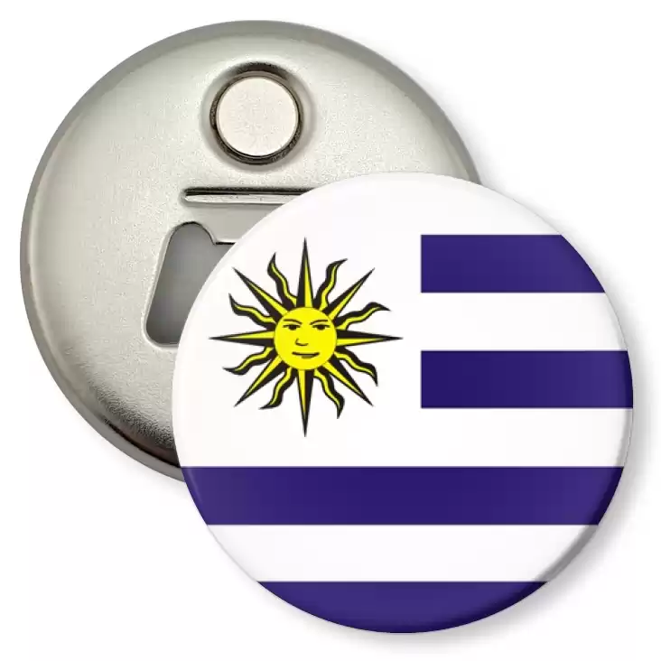 przypinka otwieracz-magnes uruguay