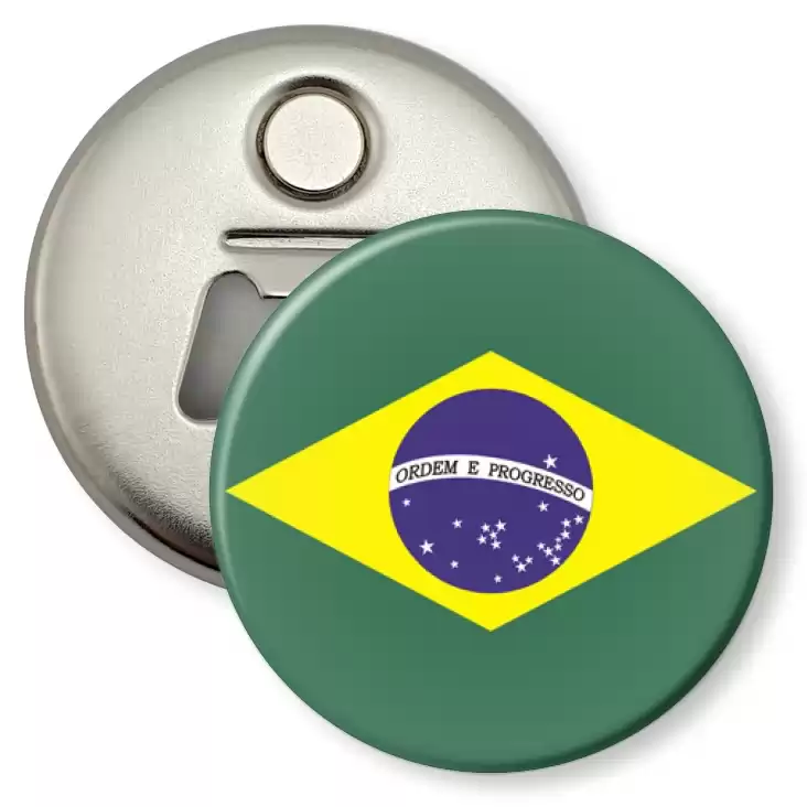 przypinka otwieracz-magnes brazilc
