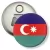 Przypinka otwieracz-magnes azerbaij
