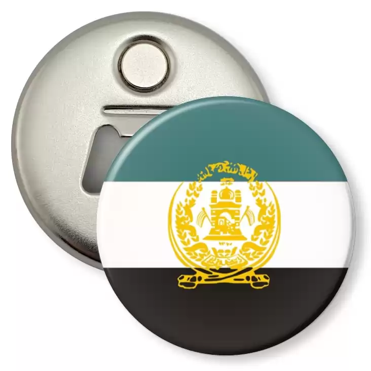 przypinka otwieracz-magnes Flaga afghanis