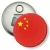 Przypinka otwieracz-magnes Flaga Chiny