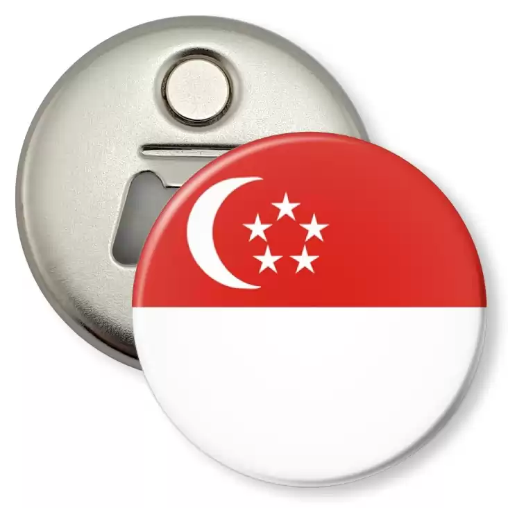 przypinka otwieracz-magnes singapor