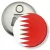 Przypinka otwieracz-magnes bahrain