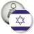 Przypinka otwieracz-magnes israelc