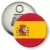 Przypinka otwieracz-magnes Flaga Hiszpania