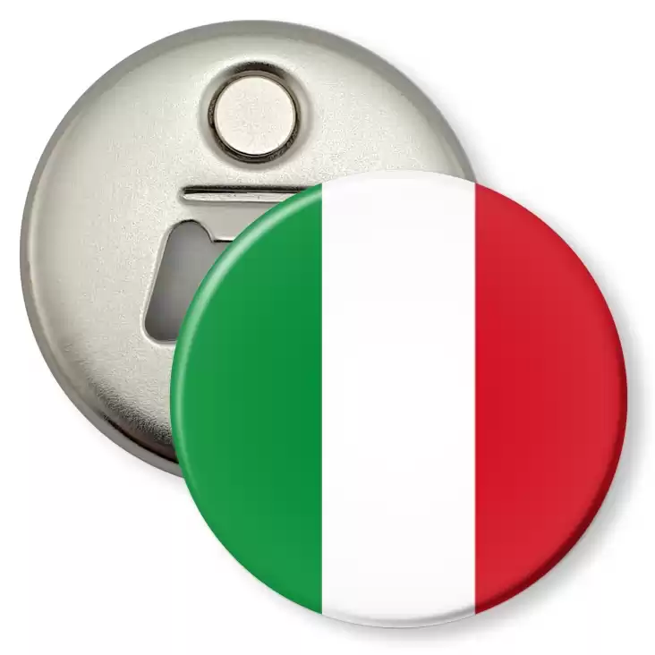 przypinka otwieracz-magnes Flaga Włochy