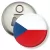 Przypinka otwieracz-magnes Flaga Czechy