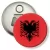 Przypinka otwieracz-magnes Flaga Albania