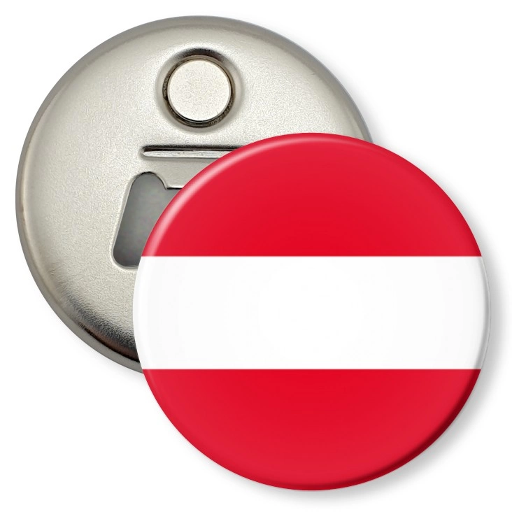 przypinka otwieracz-magnes Flaga Austria