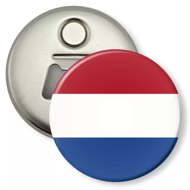 przypinka otwieracz-magnes Flaga Holandia