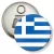 Przypinka otwieracz-magnes Flaga Grecja