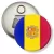 Przypinka otwieracz-magnes Flaga Andora