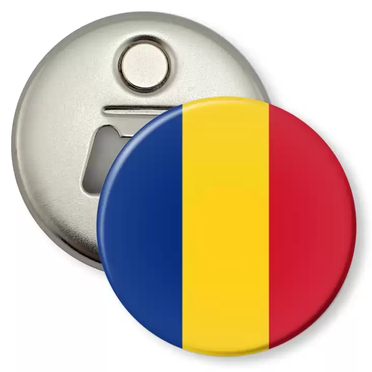 przypinka otwieracz-magnes Flaga Rumunia