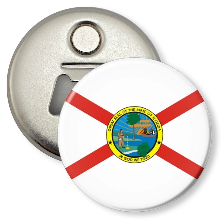 przypinka otwieracz-magnes florida