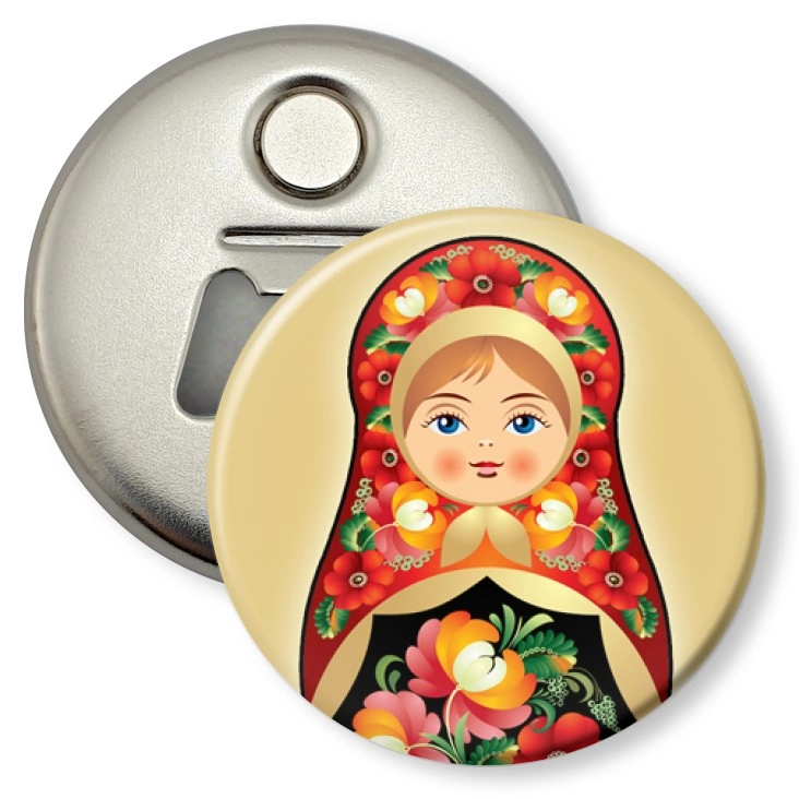 przypinka otwieracz-magnes Matryoshka