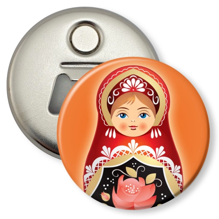 przypinka otwieracz-magnes Matryoshka