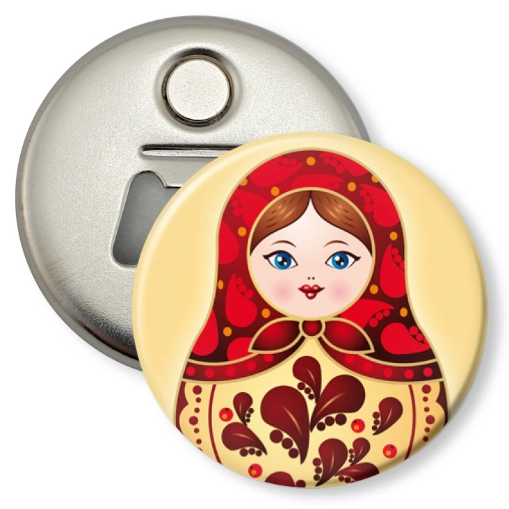 przypinka otwieracz-magnes Matryoshka