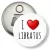 Przypinka otwieracz-magnes I love Libratus