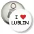 Przypinka otwieracz-magnes I love Lublin