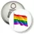 Przypinka otwieracz-magnes LGBT flaga tęczowa