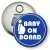 Przypinka otwieracz-magnes Baby on board