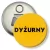 Przypinka otwieracz-magnes Dyżurny żółte tło