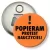 Przypinka otwieracz-magnes Popieram protest nauczycieli. Wykrzyknik