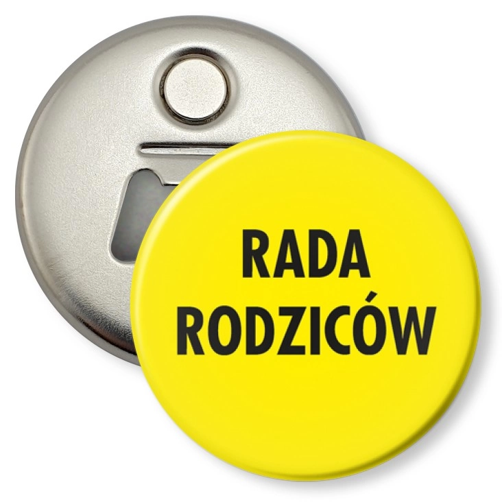 przypinka otwieracz-magnes Rada Rodziców