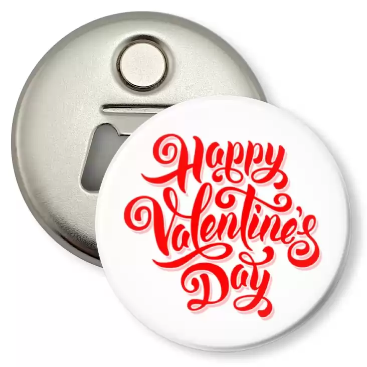przypinka otwieracz-magnes Valentine day