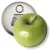 Przypinka otwieracz-magnes Jabłko zielone