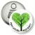 Przypinka otwieracz-magnes Przyjaciel przyrody drzewo serce