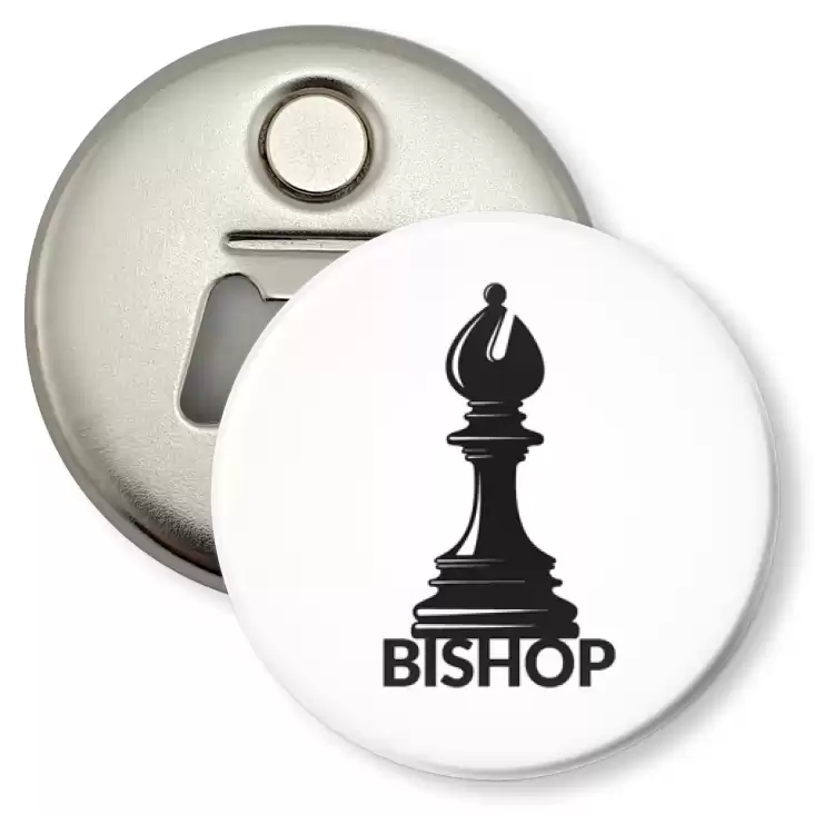 przypinka otwieracz-magnes Bishop