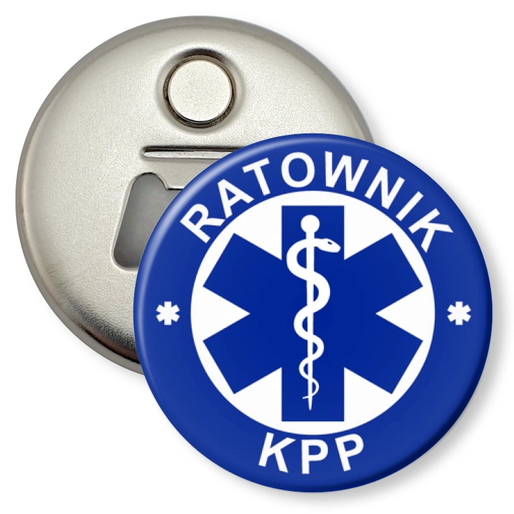 przypinka otwieracz-magnes Ratownik KPP