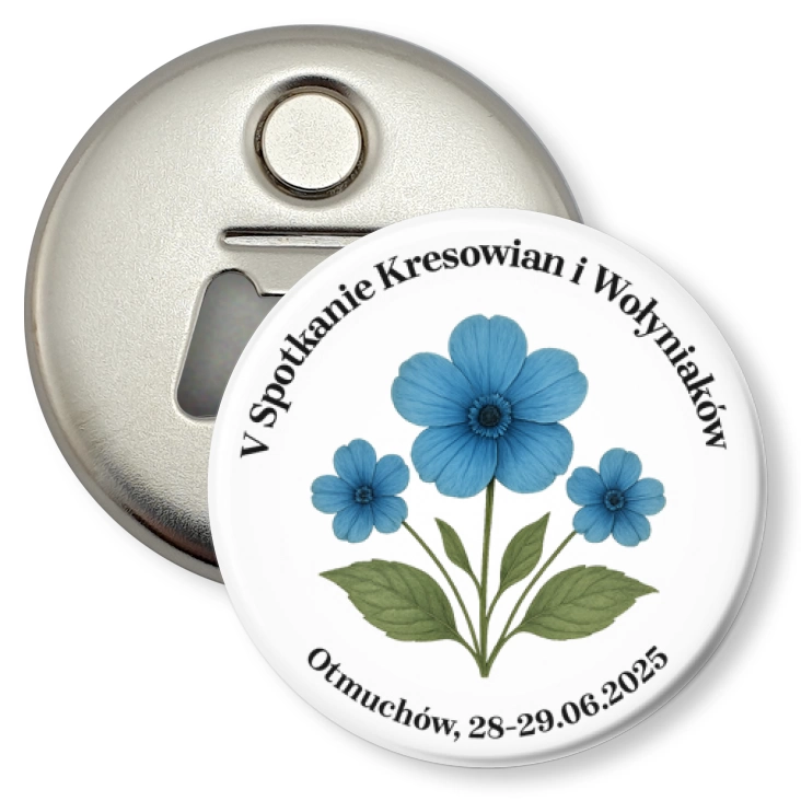 przypinka otwieracz-magnes V Spotkanie Kresowian i Wołyniaków