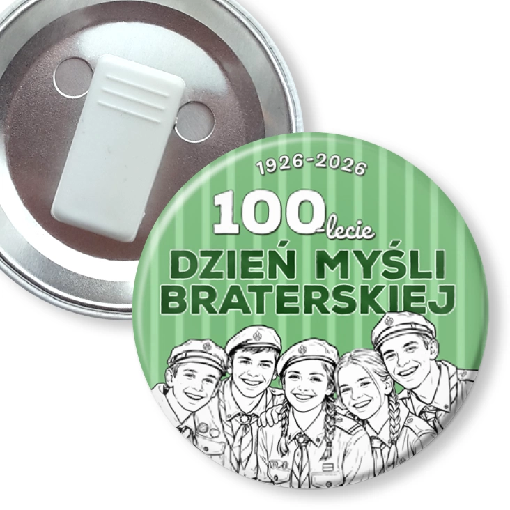 przypinka z żabką 100-lecie DMB
