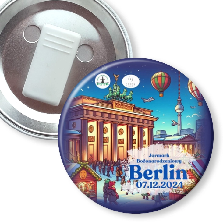 przypinka z żabką Berlin PTTK Nysa