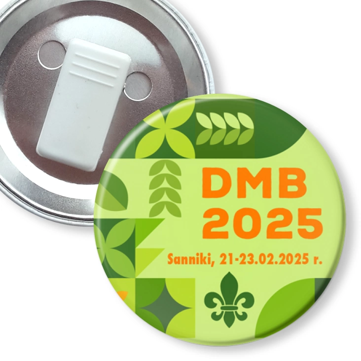 przypinka z żabką DMB Sanniki 2025