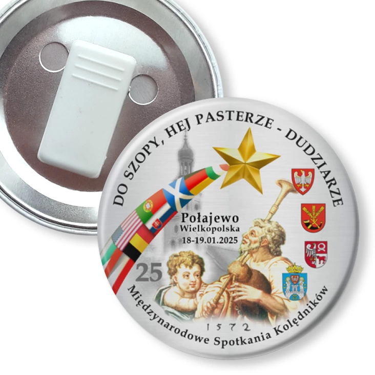 przypinka z żabką Dudziarze 2025