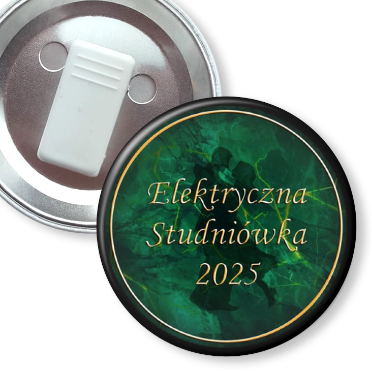 przypinka z żabką Elektryczna Studniówka