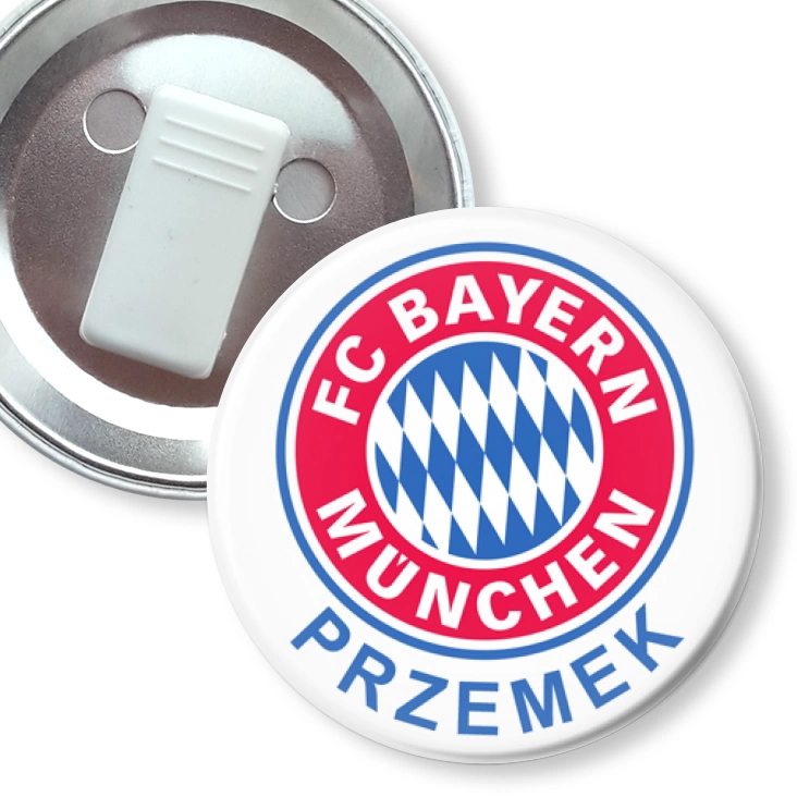 przypinka z żabką FC Bayern Przemek