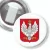 Przypinka z żabką Godło Polski historyczne 1919-1927 r.