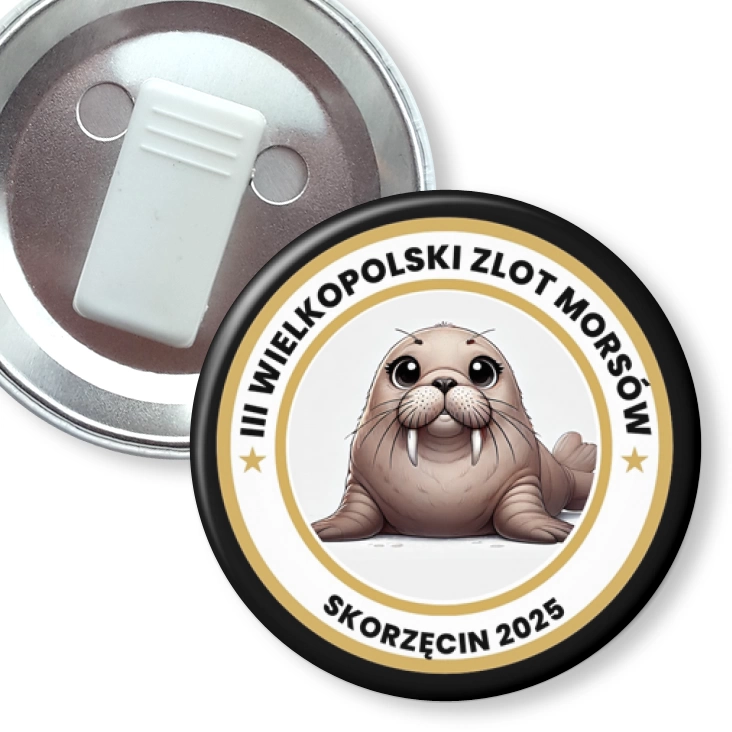 przypinka z żabką III Zlot Morsów Skorzęcin
