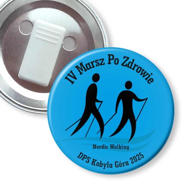 przypinka z żabką IV Marsz po Zdrowie 2025