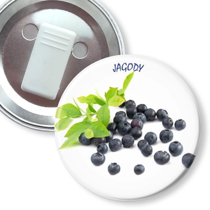 przypinka z żabką Jagody