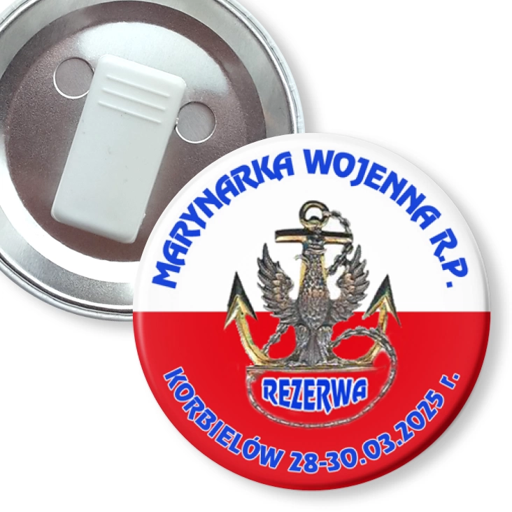 przypinka z żabką Marynarka Wojenna RP Korbielów 2025