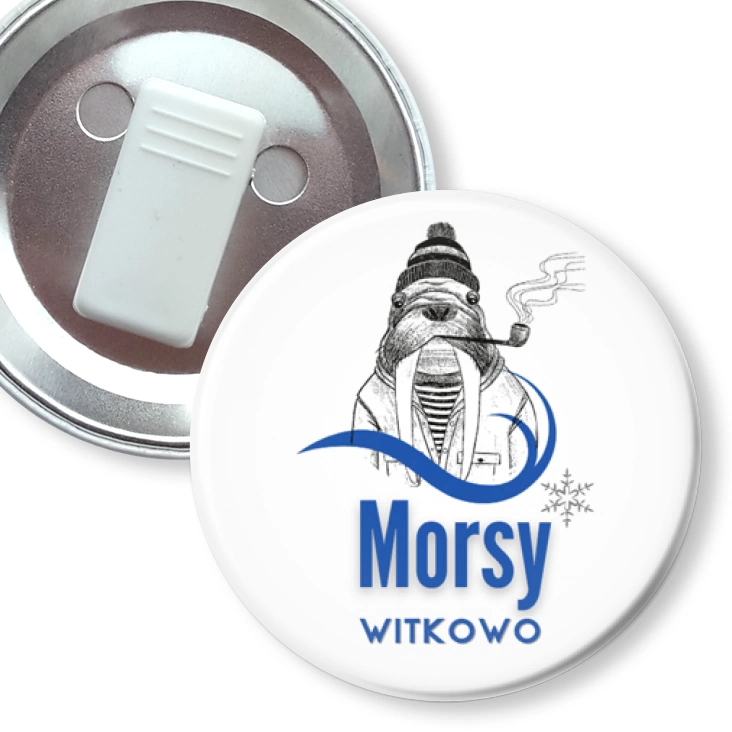 przypinka z żabką Morsy Witkowo