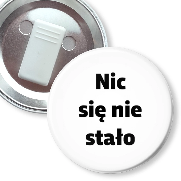 przypinka z żabką Nic się nie stało