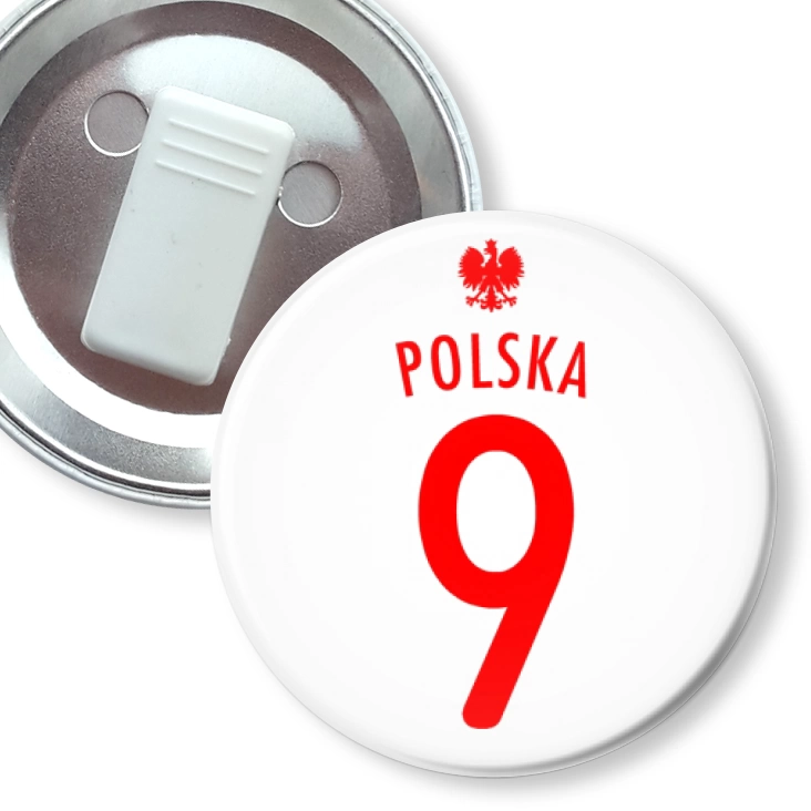przypinka z żabką Numer dziewięć